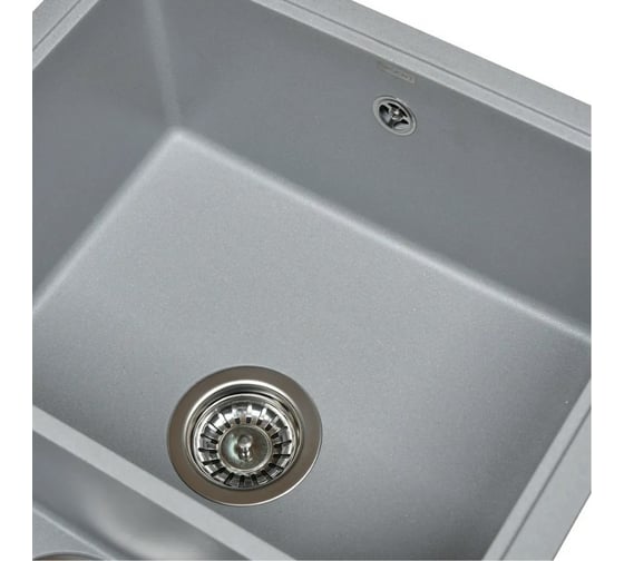 Кухонная мойка из искусственного гранита WISENT Грей MWQ580-29/341-11-24