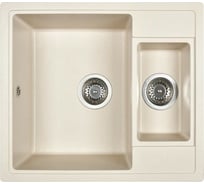 Кухонная мойка из искусственного гранита WISENT Крем MWQ580-30/341-11-24