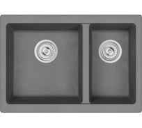 Кварцевая мойка EMAR EMQ-2665.PL Антрацит
