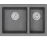 Кварцевая мойка EMAR EMQ-2665.PL Антрацит 1