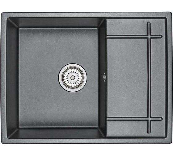 Кварцевая мойка EMAR EMQ-1650.Q Оникс