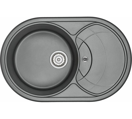 Кварцевая мойка EMAR EMQ-1775.C Оникс