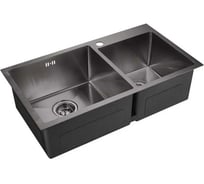 Мойка универсального монтажа EMAR EMB-210A PVD Nano Dark