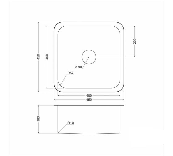 Мойка универсального монтажа EMAR EMB-127A PVD Nano Satine