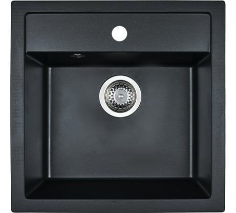 Кухонная мойка из искусственного гранита WISENT Оникс (510x505мм) MW510-25/WGER013