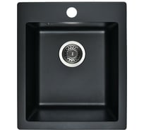 Кухонная мойка из искусственного гранита WISENT Антрацит MW420-26/WGER013
