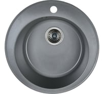Кухонная мойка из искусственного гранита WISENT Грэй (500x500мм) MWR510-29/WGER013