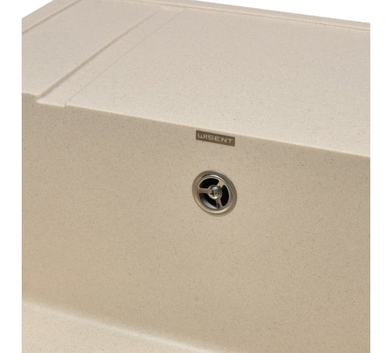 Кухонная мойка из искусственного гранита WISENT Крем MW650-30/WGER013
