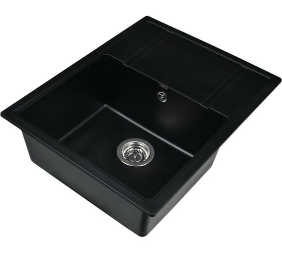 Кухонная мойка из искусственного гранита WISENT Антрацит MW650-26/WGER013