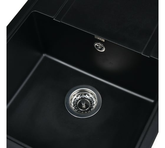Кухонная мойка из искусственного гранита WISENT Антрацит MW650-26/WGER013
