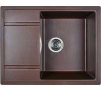 Кухонная мойка из искусственного гранита WISENT Кофе MW650-27/WGER013