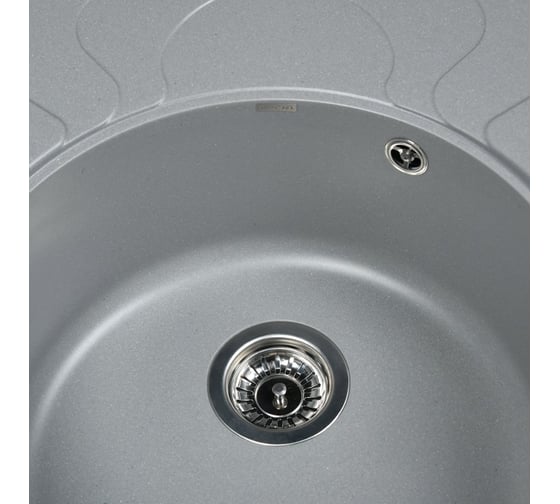 Кухонная мойка из искусственного гранита WISENT Грей (500x750мм) MWR760-29/WGER013