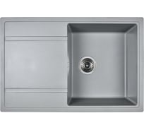 Кухонная мойка из искусственного гранита WISENT Грей (770x500мм) MW780-29/WGER013