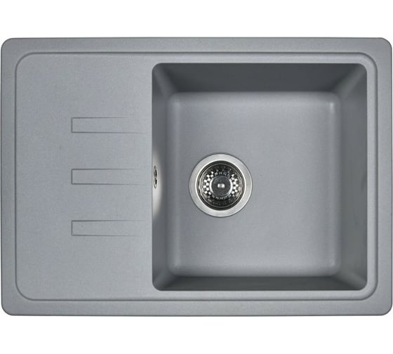 Кухонная мойка из искусственного гранита WISENT Грей MW620-29/WGER013