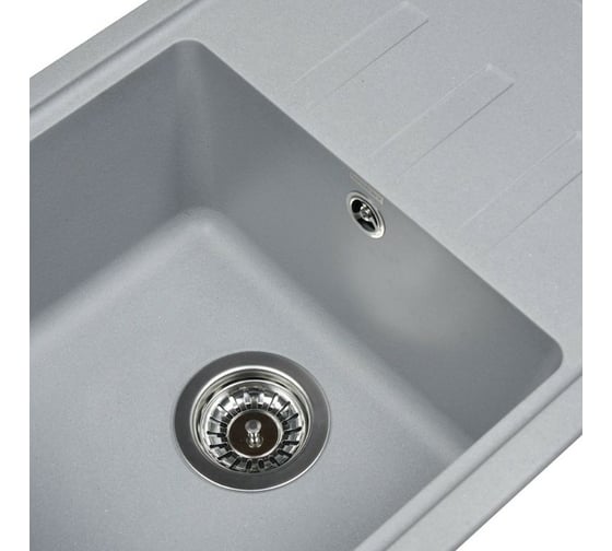 Кухонная мойка из искусственного гранита WISENT Грей MW620-29/WGER013