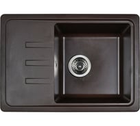 Кухонная мойка из искусственного гранита WISENT Антрацит MW620-26/WGER013