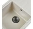 Кухонная мойка из искусственного гранита WISENT Крем MW620-30/WGER013 3