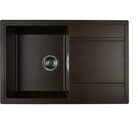 Мойка для кухни из искусственного камня WISENT Кофе 770x500x210 (БЕЛАРУСЬ) MW780-27/WGER013