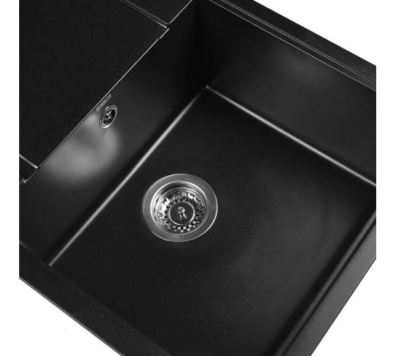 Мойка для кухни из искусственного камня WISENT Оникс 770x505x200 (БЕЛАРУСЬ) MWQ780-25/341-11-24