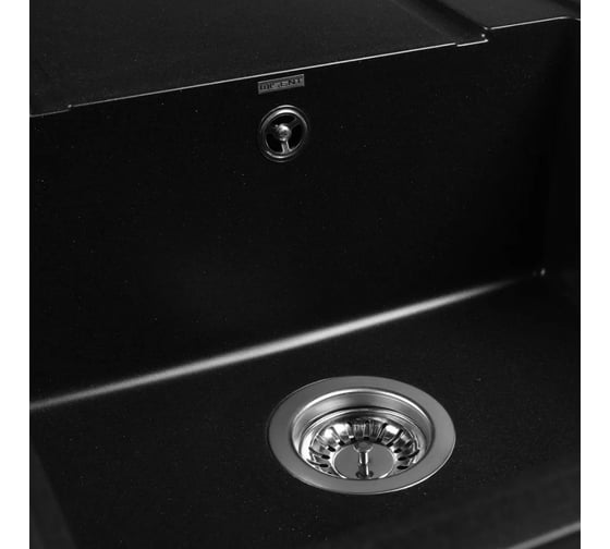 Мойка для кухни из искусственного камня WISENT Оникс 770x505x200 (БЕЛАРУСЬ) MWQ780-25/341-11-24