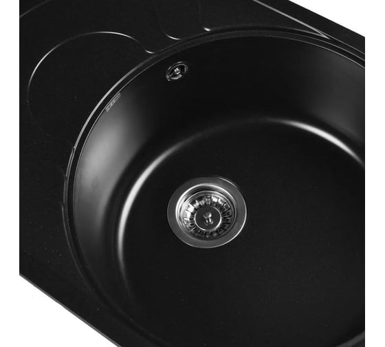 Мойка для кухни из искусственного камня WISENT Оникс 750x500x210 (БЕЛАРУСЬ) MWR760-25/WGER013
