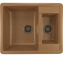 Мойка MIXLINE ML-GM21 двухчашевая, терракотовая 307, 485х600х190 мм 525170