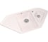 Мойка MIXLINE ML-GM25 угловая двухчашевая с крылом, светло-розовая 311, 500х970х200 мм 525204 3