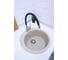 Мойка Alcora Виктори J030 475х475 мм, матовая, слоновая кость, с сифоном J030 G39 2