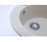 Мойка Alcora Виктори J030 475х475 мм, матовая, слоновая кость, с сифоном J030 G39 16
