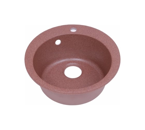 Мойка Alcora Виктори J030 475х475 мм, матовая, терракот, с сифоном J030 G37