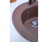 Мойка Alcora Виктори J030 475х475 мм, матовая, терракот, с сифоном J030 G37 8