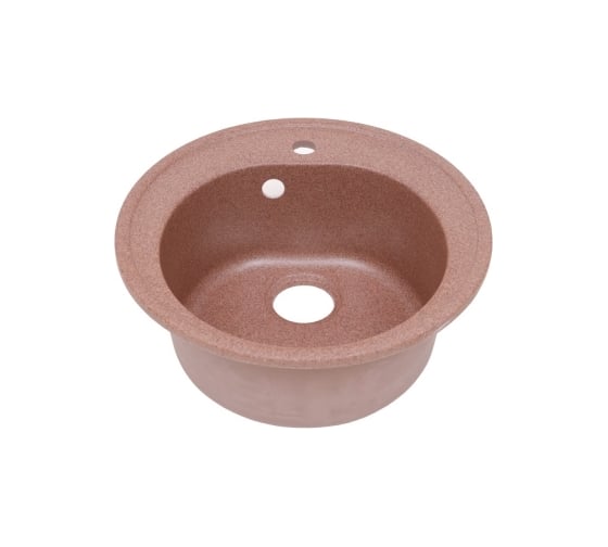 Мойка Alcora Черая J003 510х510 мм, матовая, терракот, с сифоном J003 G37