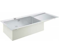 Мойка GROHE K1000 80-S 116х52 см, толщина стали 1.0, чаша слева 31581SD1