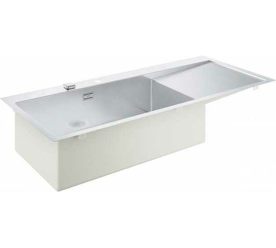 Мойка GROHE K1000 80-S 116х52 см, толщина стали 1.0, чаша слева 31581SD1