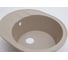 Мойка Alcora Агна J028 615х500 мм, матовая, карамель, с сифоном J028 G40 12