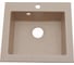Мойка Alcora Гала J035 480х440 мм, матовая, карамель, с сифоном J035 G40 7