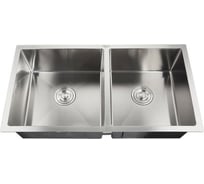 Мойка MELANA ProfLine 3,0/200 САТИН врезная прямоугольная, сатин, с коландером H80544