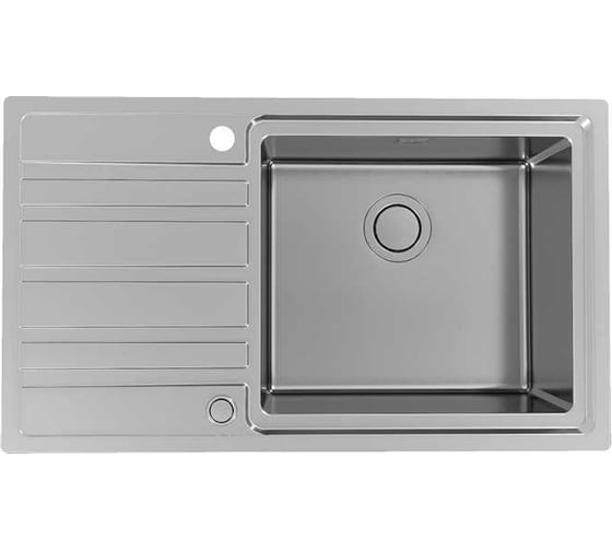 Мойка ALVEUS RANDO 50R UP SAT-90 FS 860x500 в комплекте с сифоном 1136610