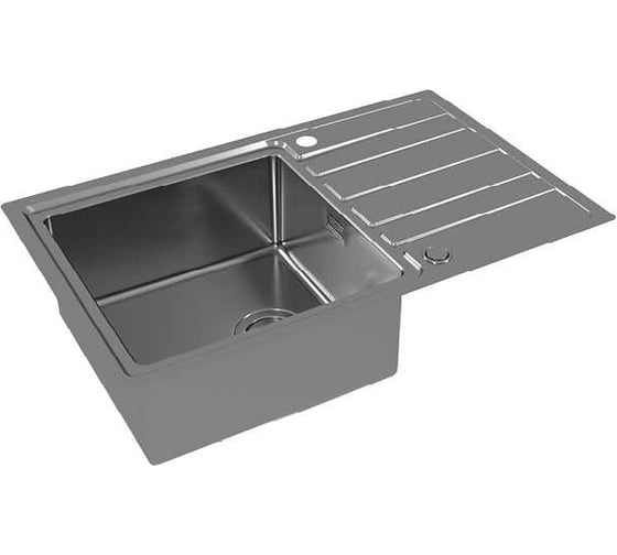 Мойка ALVEUS RANDO 30 UP SAT-90 FS 790x500 в комплекте с сифоном 1136609