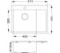 Мойка ALVEUS QUARTO 20 BRS-90 615x480 в комплекте с сифоном 1124383 3