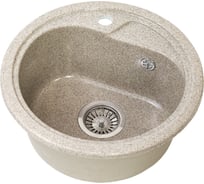 Круглая мойка GRANSTONES 450  мм, песочный GS-04-302