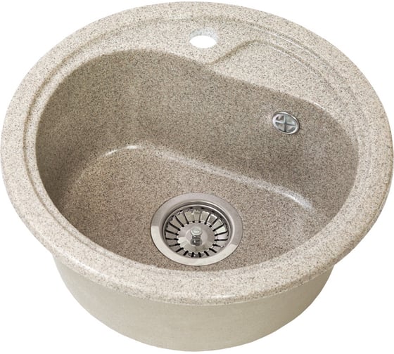 Круглая мойка GRANSTONES 450  мм, песочный GS-04-302