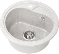 Круглая мойка GRANSTONES 450  мм, серый GS-04-310