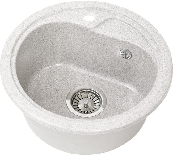 Круглая мойка GRANSTONES 450  мм, серый GS-04-310