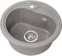 Круглая мойка GRANSTONES 450 мм, темно-серый GS-04-309