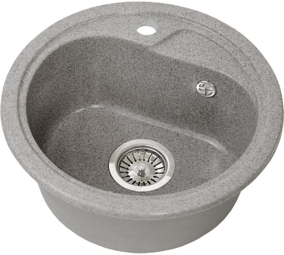Круглая мойка GRANSTONES 450 мм, темно-серый GS-04-309 1