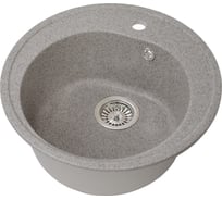 Круглая мойка GRANSTONES 500 мм, темно-серый GS-08-309