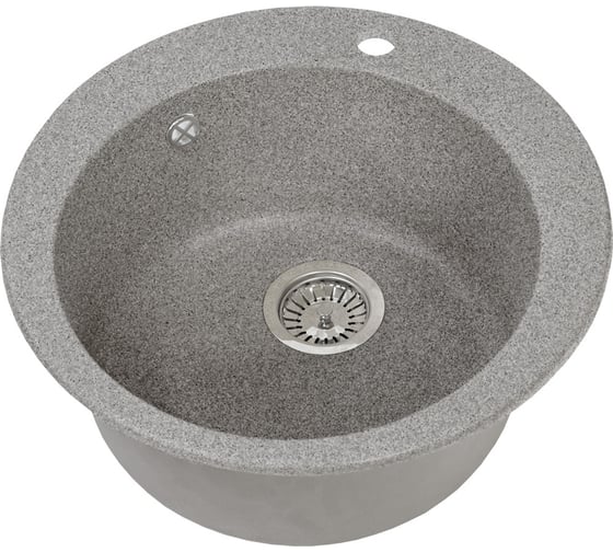 Круглая мойка GRANSTONES 510 мм, темно-серый GS-05-309 1