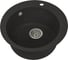 Круглая мойка GRANSTONES 510 мм, черный GS-05-308 1