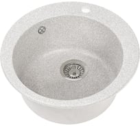 Круглая мойка GRANSTONES 510 мм, серый GS-05-310